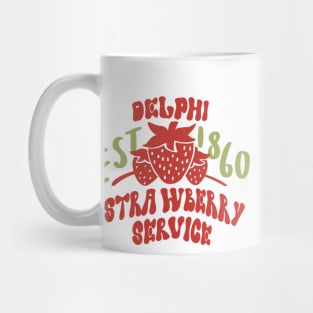 Delphi strawberry service Mug